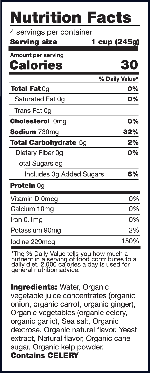 See nutrition tab