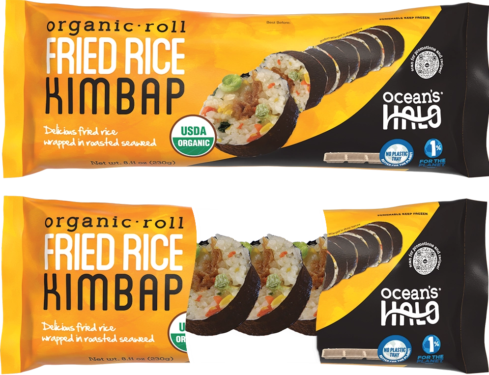Organic Fried Rice Kimbap roll